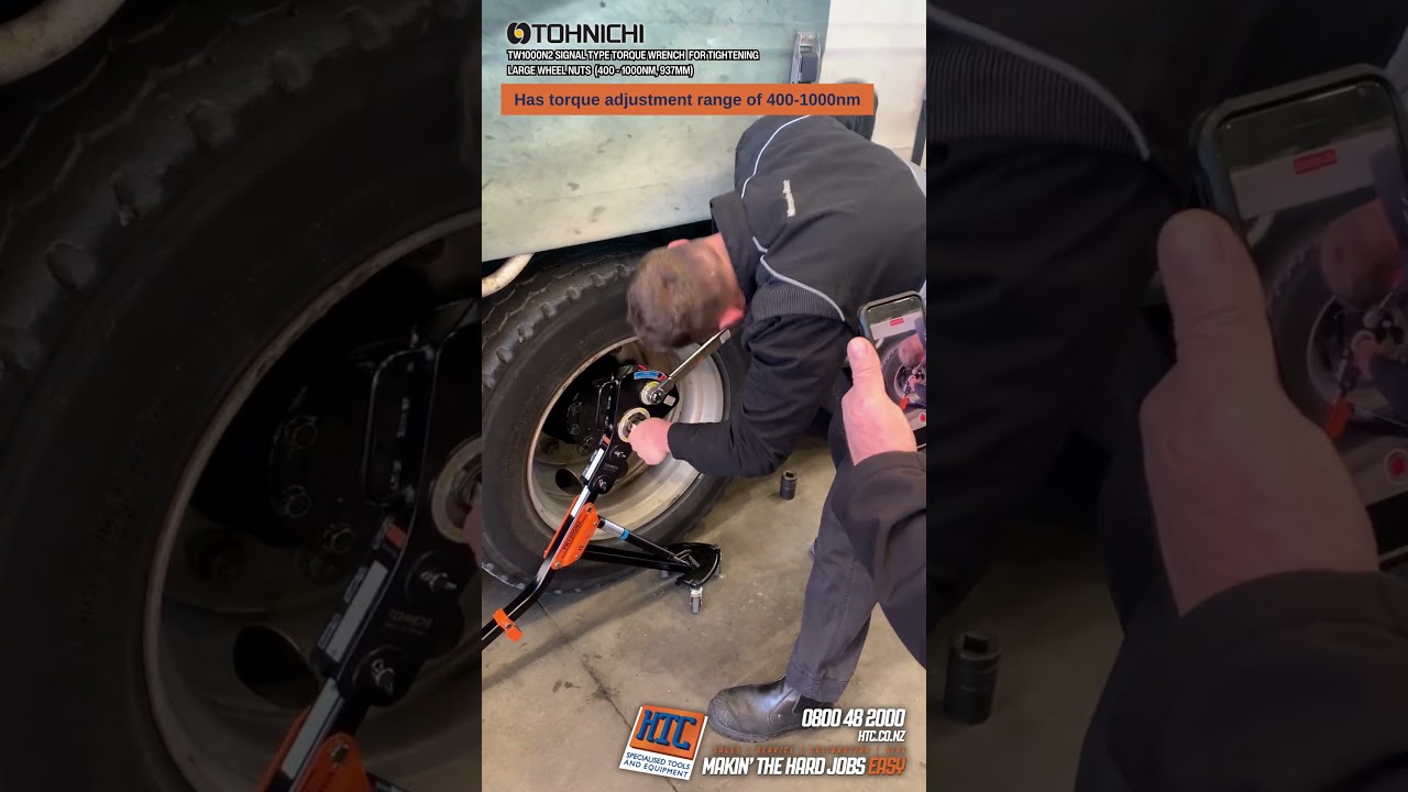 Tohnichi TW1000N Wheel Nut Tool available at HTC