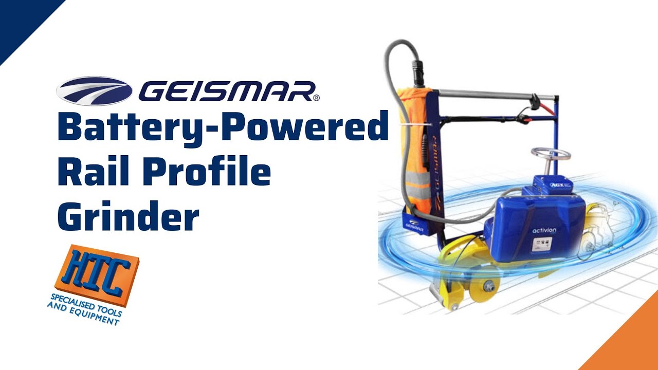 Geismar Battery Powered Rail Profile Grinder