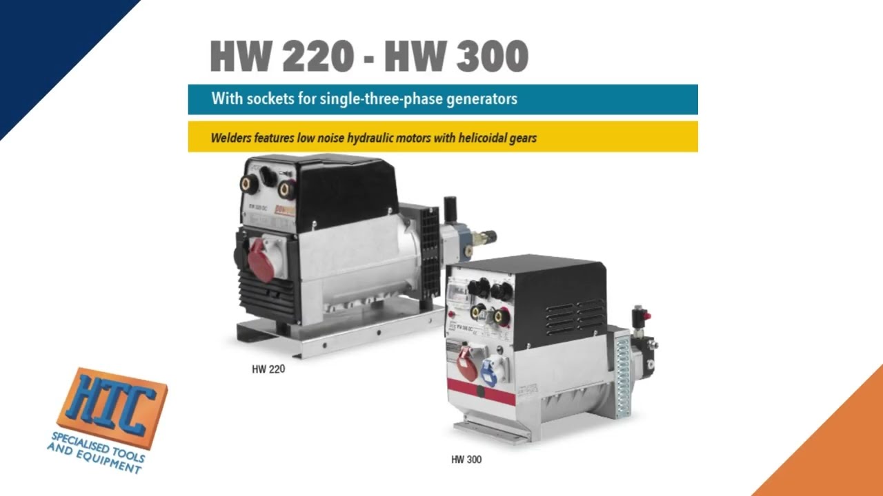 HW220 - HW400 Hydraulically Powered Welders
