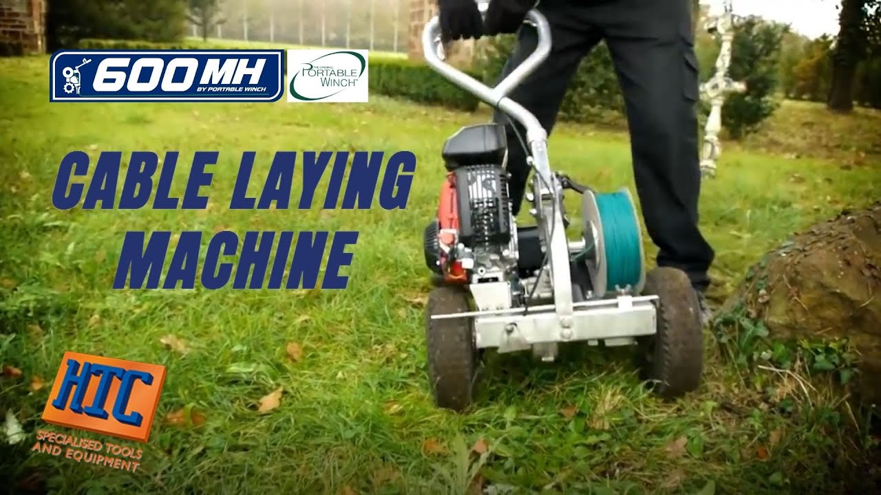 Cable Laying Machine by Portable Winch Co.
