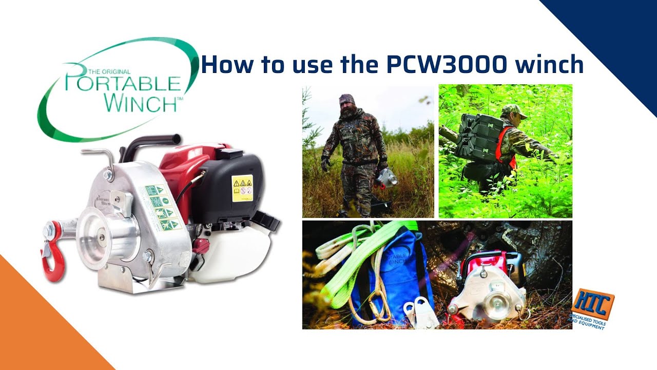 How to use the PCW3000 winch