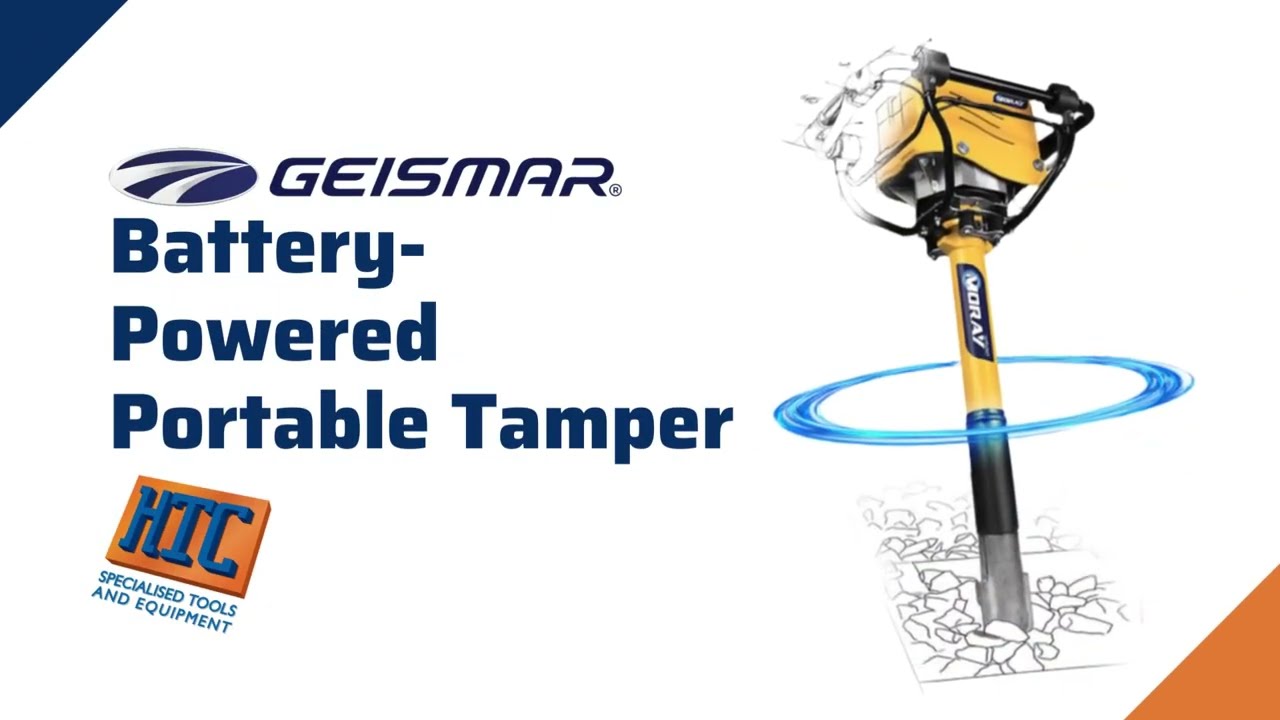 Geismar Battery Powered Portable Tamper
