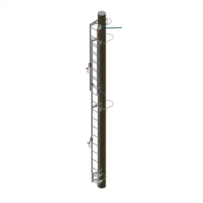 014 LADDER FOR STEEL AND CONCRETE POLE CLIMBING