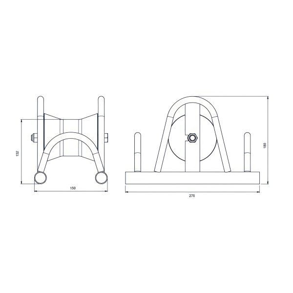 COMPACT BRIDGE TYPE CABLE LAYING ROLLER - Image 2