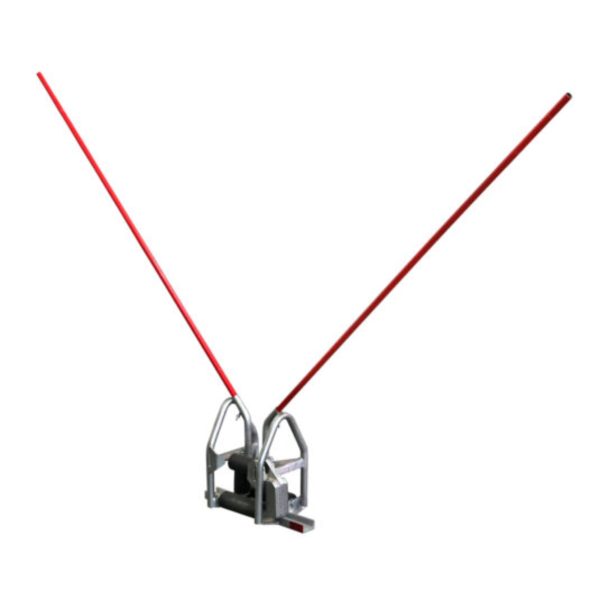 026 TOWER-TOP RUNNING OUT ROLLERS FOR HELICOPTER PILOT WIRE DEPLOYMENT