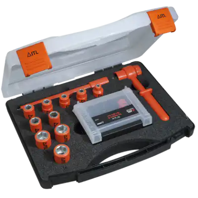 Insulated 1/4″ Drive 24 Piece Metric Socket And Bit Set