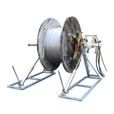 040-TI-4-7-10 HYDRAULIC REEL STAND PREARRANGED FOR HYDRAULIC HEAD