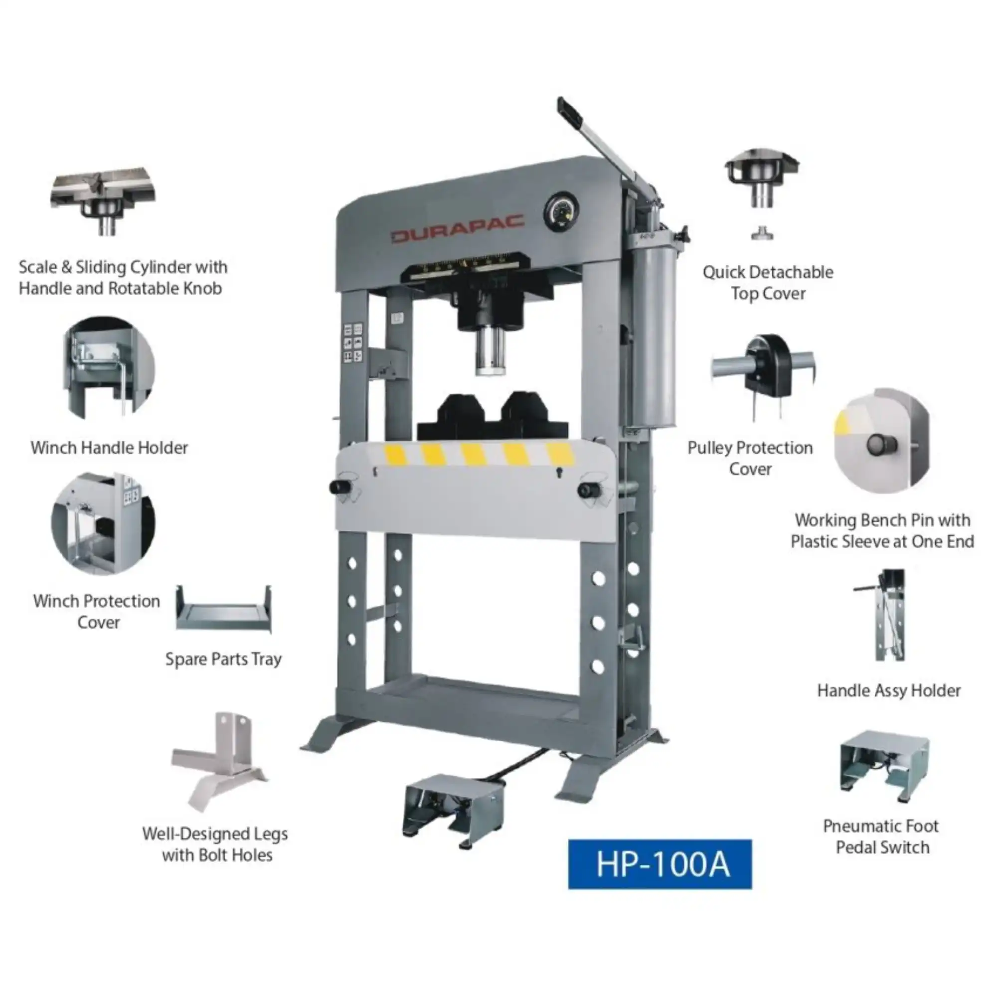 Durapac 100 Ton H-Frame Press HP-100A - Image 2