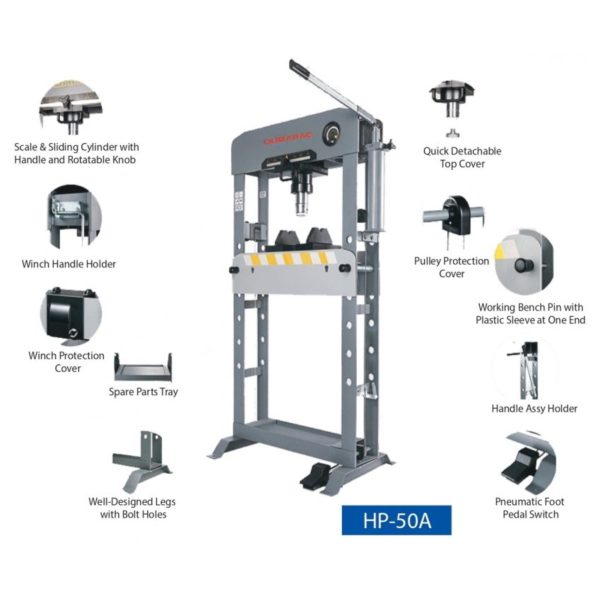 Durapac 50 Ton H-Frame Press HP-50A - Image 2
