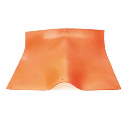 CHANCE® Orange Class 4 Solid Blanket, 36” x 36” with 6 Eyelets