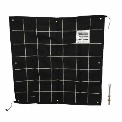 CHANCE® Slip resistant – black – Personal protective ground sheet 58” x 58”
