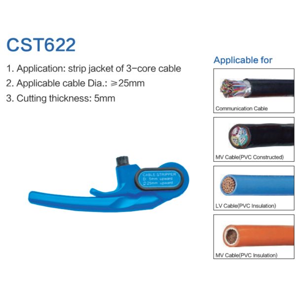 Cable jacket stripper - CST622 - Image 2