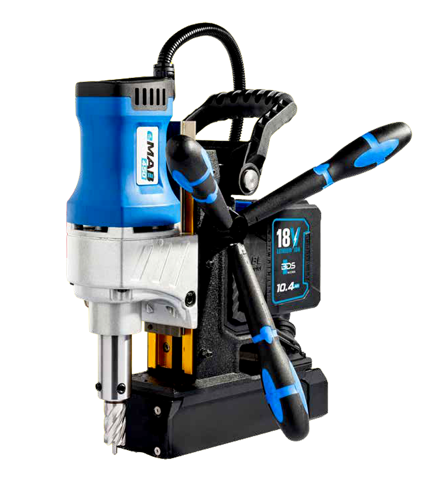 eMAB 450 Cordless Battery‑Operated Magnetic Drilling Machine