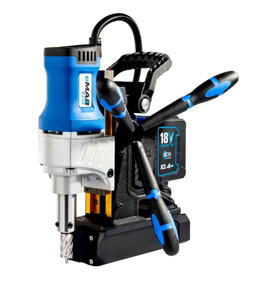 eMAB 450 Cordless Battery‑Operated Magnetic Drilling Machine