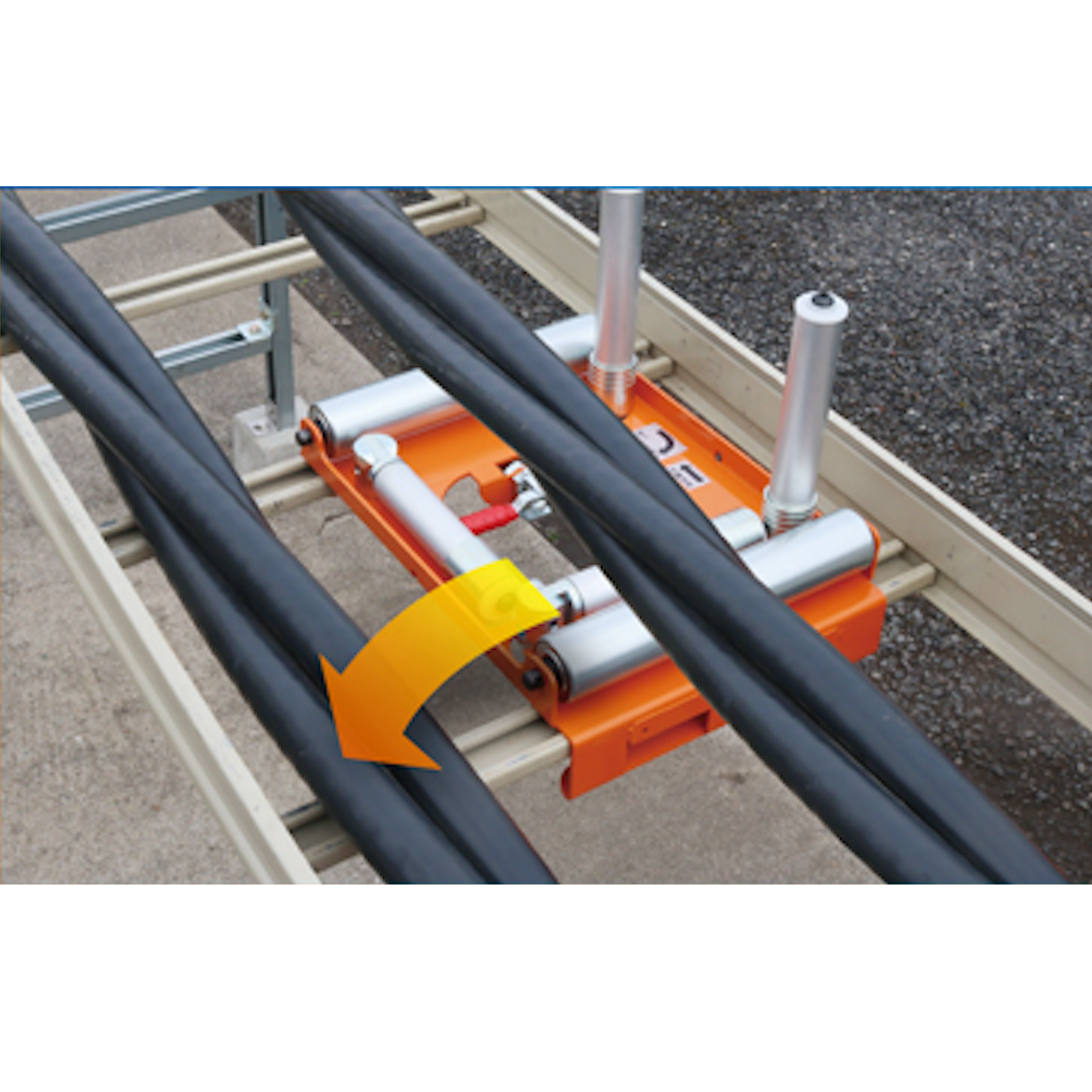 Ikura Cable Ladder Roller, Ø160 mm (ISK-R4) - Image 3