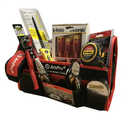 Professional Electricians Tool Kit W/ Tote Bag 15pce