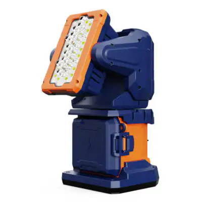 Coming PT-200 Portable Pan-tilt Light with Remote Control and Magnetic Base (One Battery Compartment)