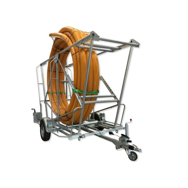 Pipe coil trailers
