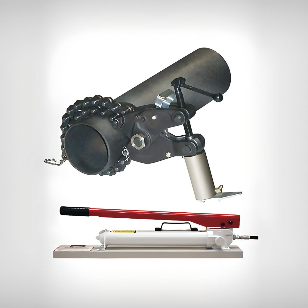 Pipe cutter Wheeler Rex Large chain hydraulic For Hire HTC