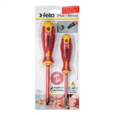 ERGONIC® VDE - Screwdriver set with 3C-handle, 2-pcs.