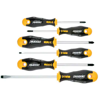 400 Ergonic Screwdriver Set 6pc
