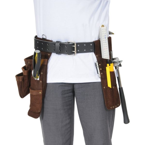 Taurus Leather Heavy Duty Hipster Split Leg Apron - Image 8
