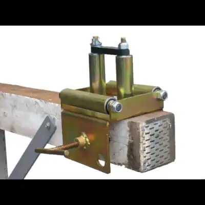 In-line cable guide with 2V + 2H rollers