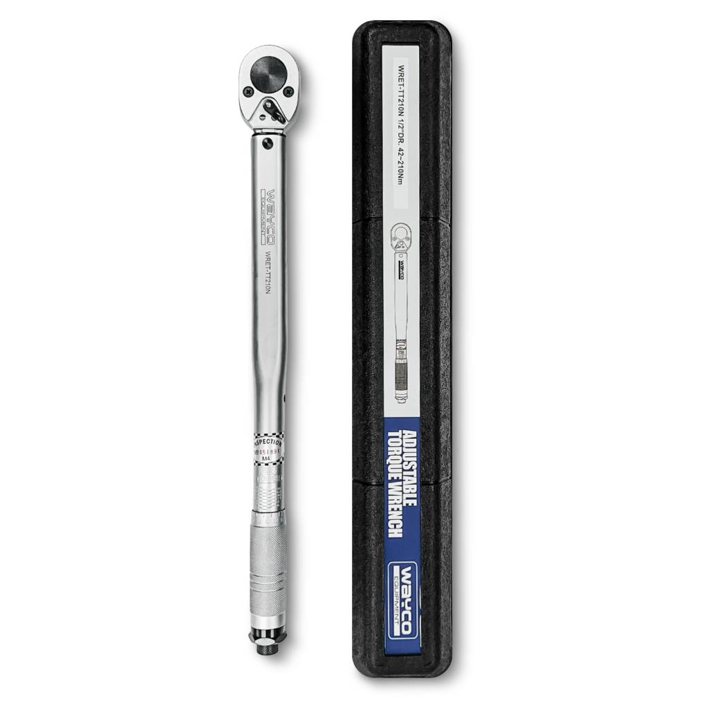 Wayco 42-210Nm Torque Wrench | 1/2" Drive C/W Case