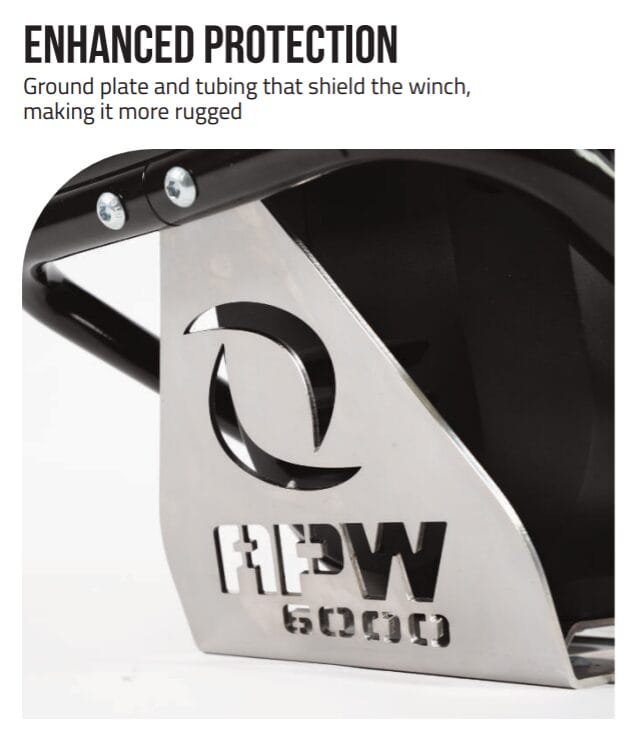 APW6000 1500kg Battery Powered Winch – Most Powerful Portable Battery Winch - Image 3