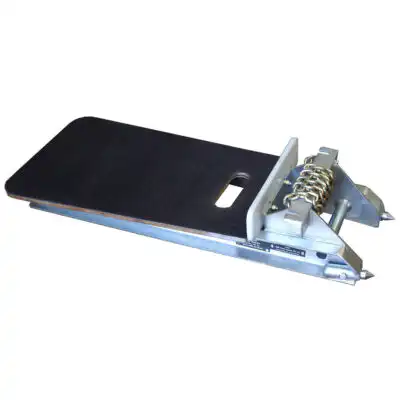 Wooden pole platform